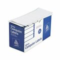 Avery Dennison Avery, DOT MATRIX PRINTER MAILING LABELS, PIN-FED PRINTERS, 1.94 X 4, WHITE, 5000PK 4022